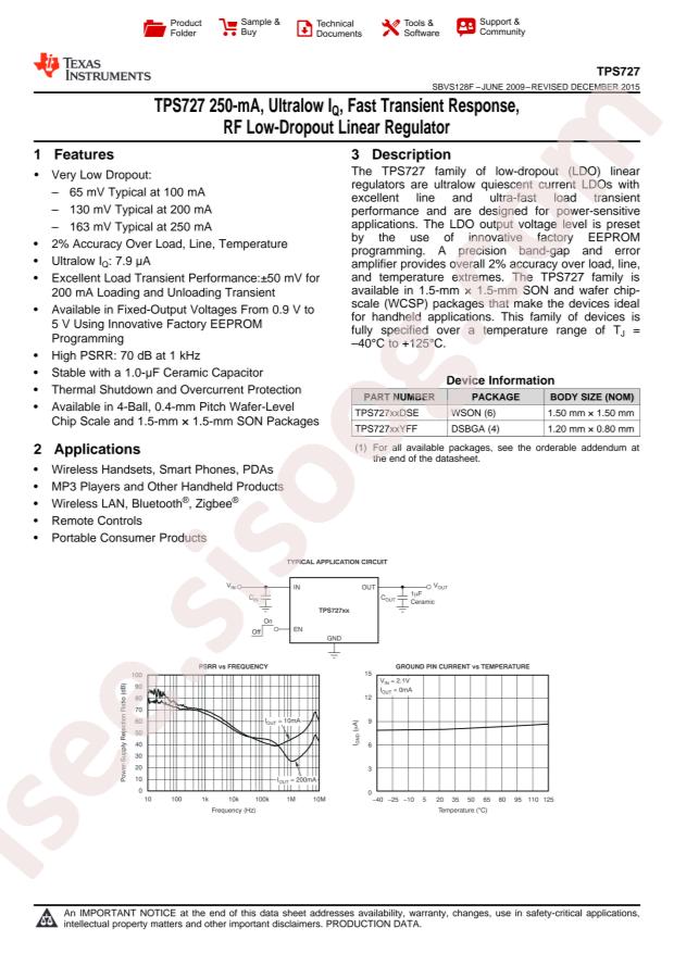 TPS72718DSER