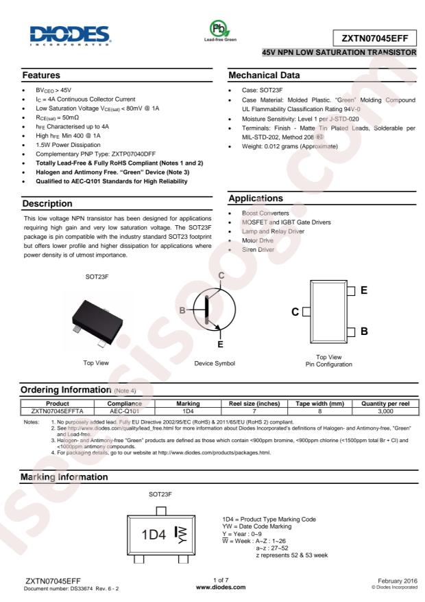 ZXTN07045EFFTA