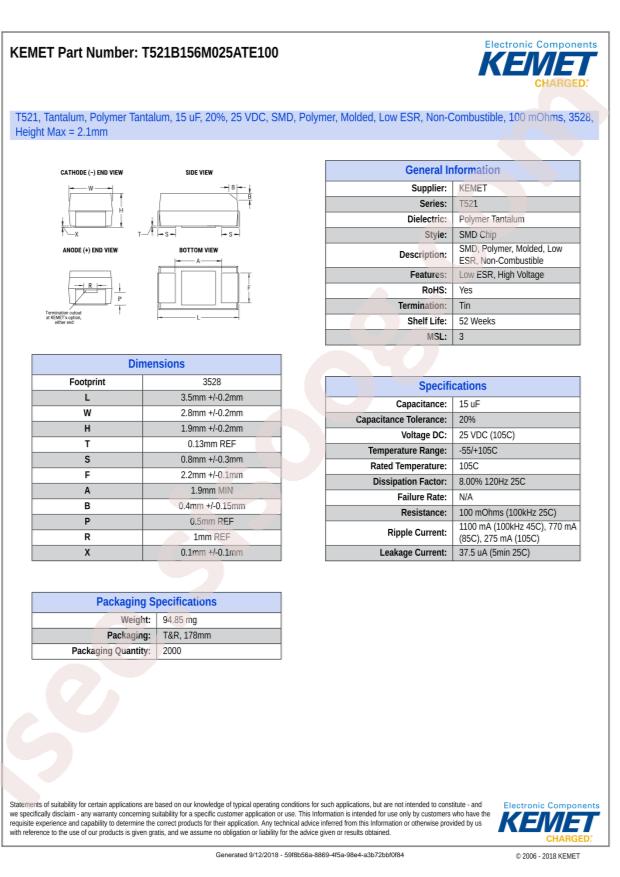 T521B156M025ATE100