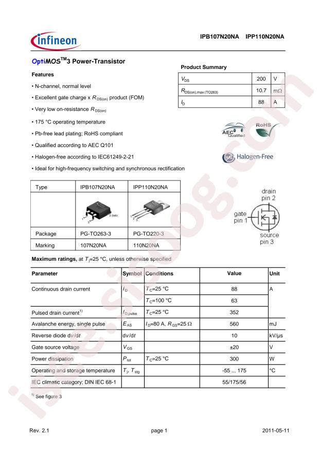 IPB107N20NA
