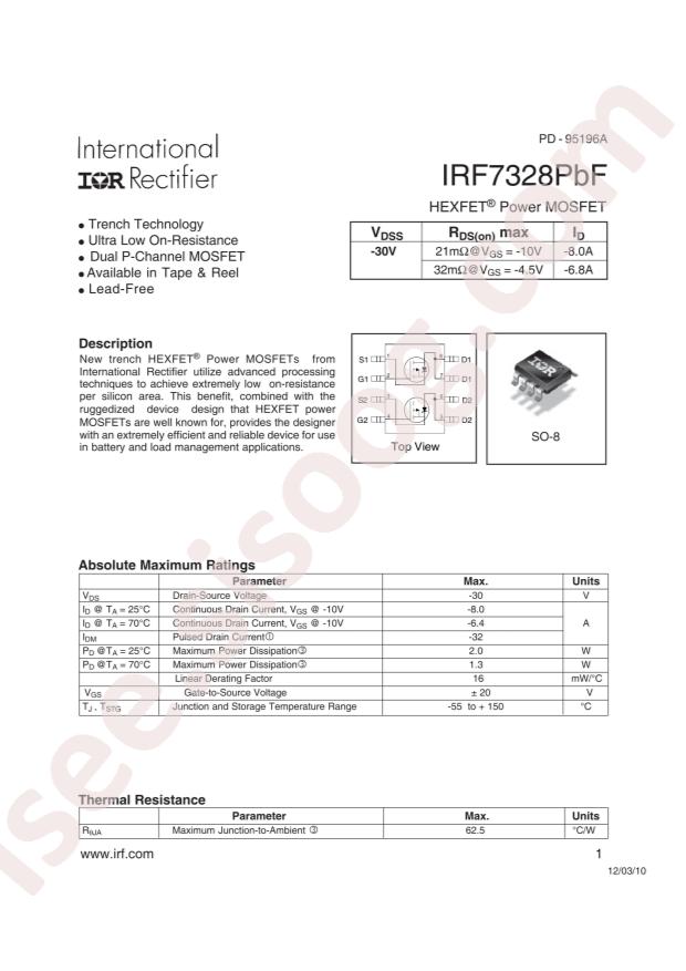IRF7328TRPBF