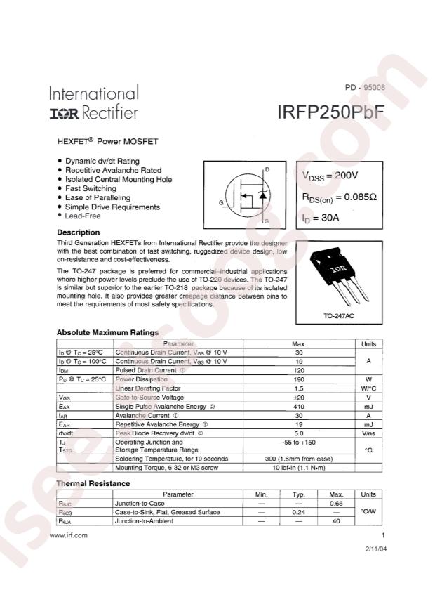 IRFP250PBF