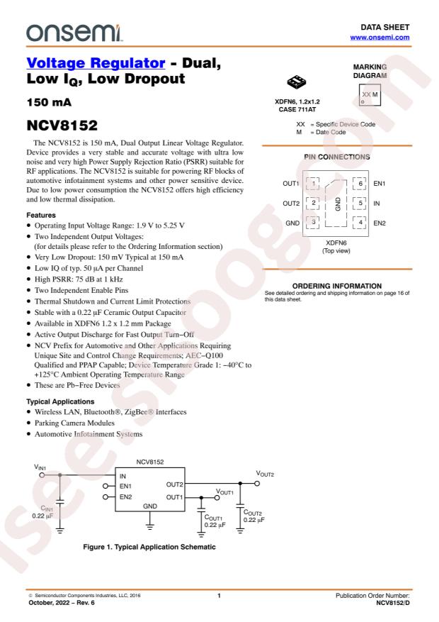 NCV8152MX330180TCG