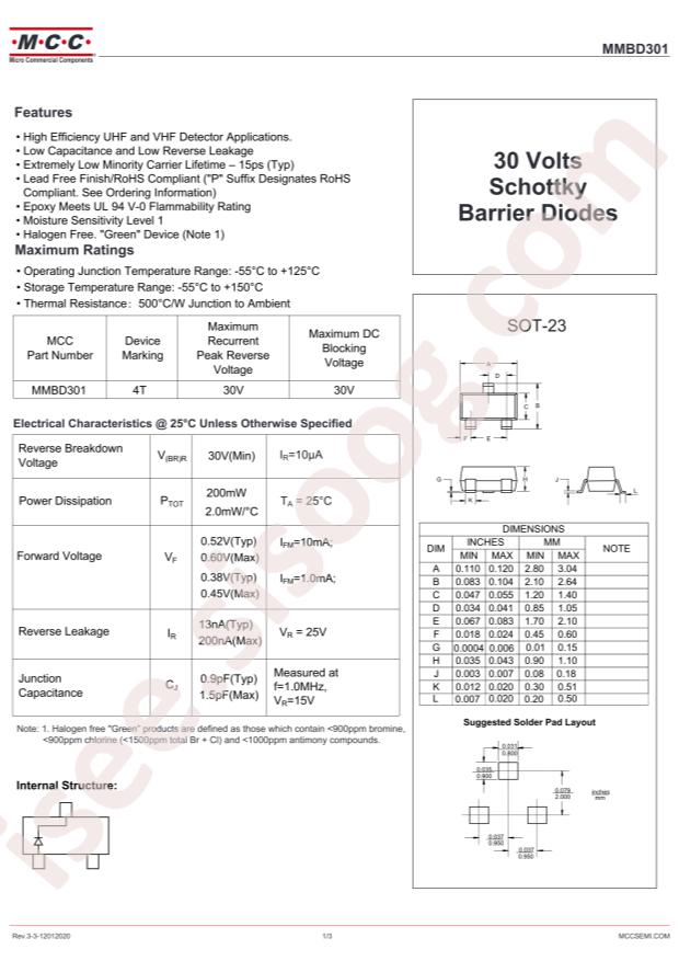 MMBD301-TP