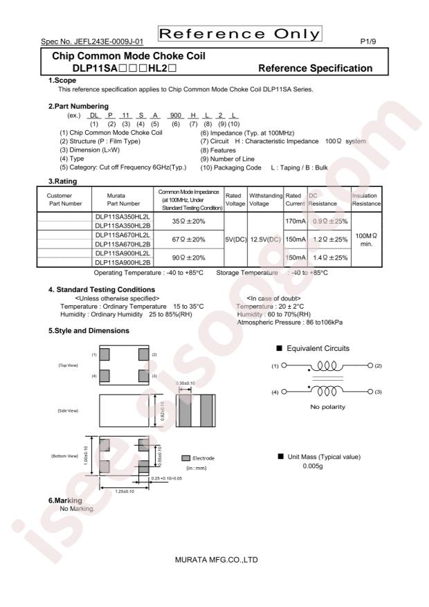 DLP11SA900HL2L