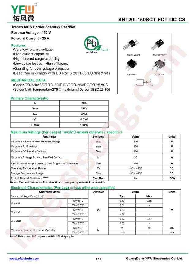 SRT20L150SCS