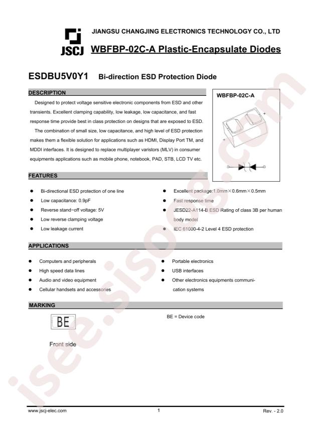 ESDBU5V0Y1