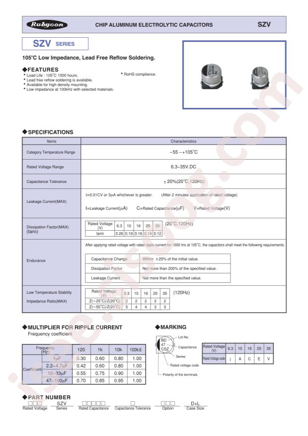 6.3SZV22M4X5.5