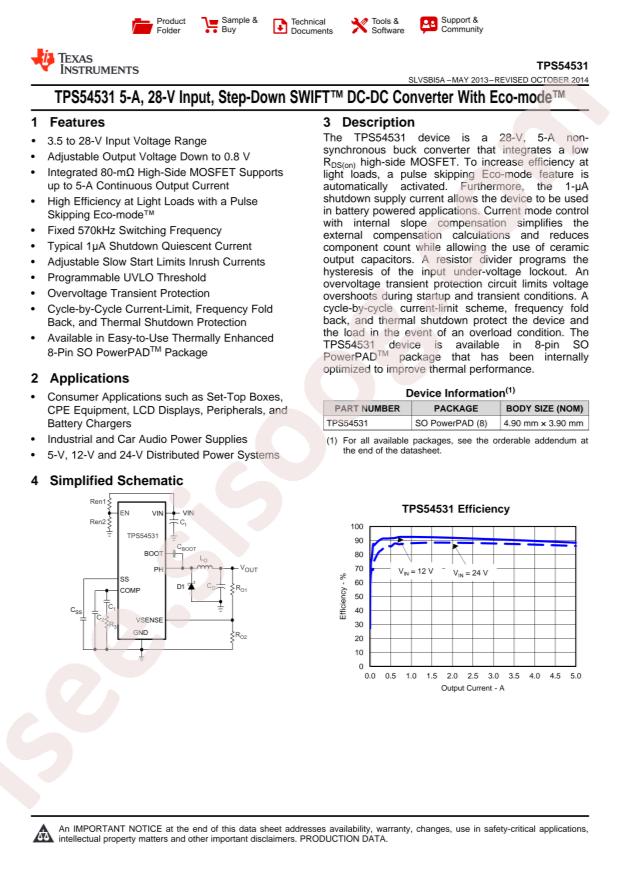 TPS54531DDAR