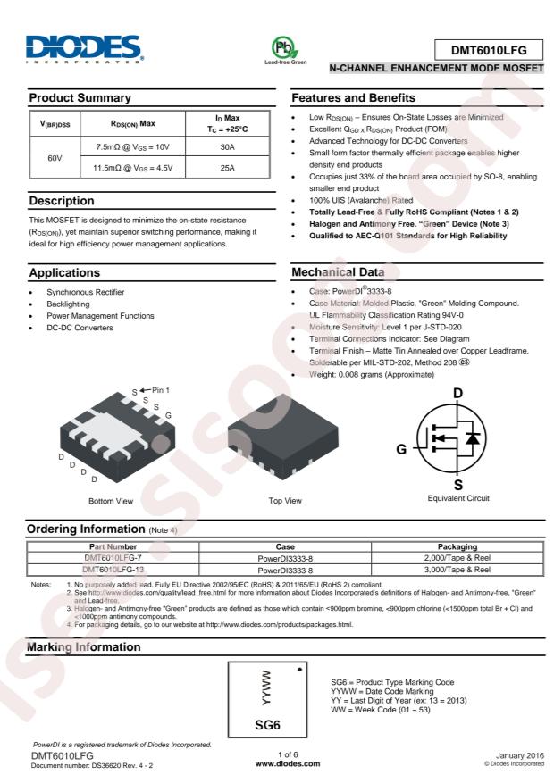 DMT6010LFG-7