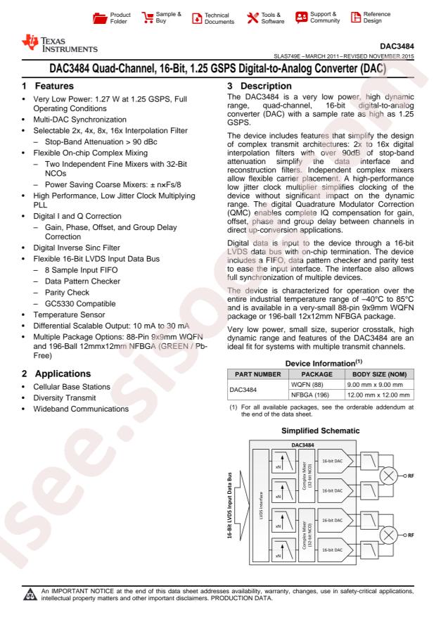 DAC3484IZAY