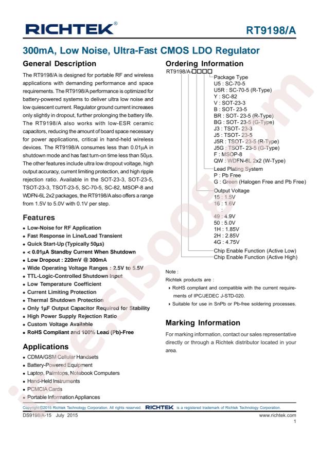 RT9198-18GBR
