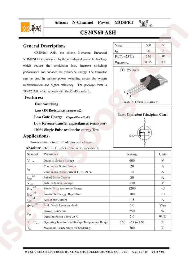 CS20N60A8H