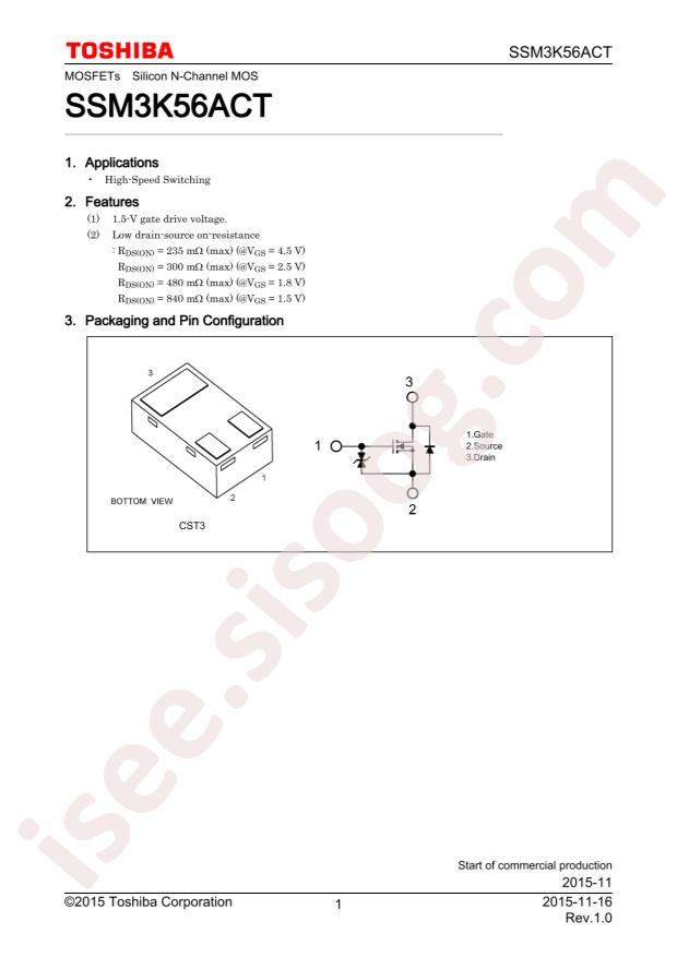 SSM3K56ACT,L3F