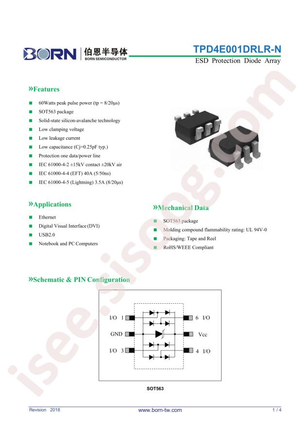 TPD4E001DRLR-N