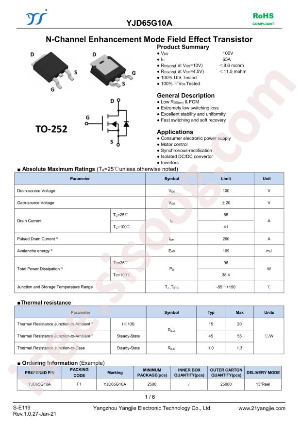 YJD65G10A