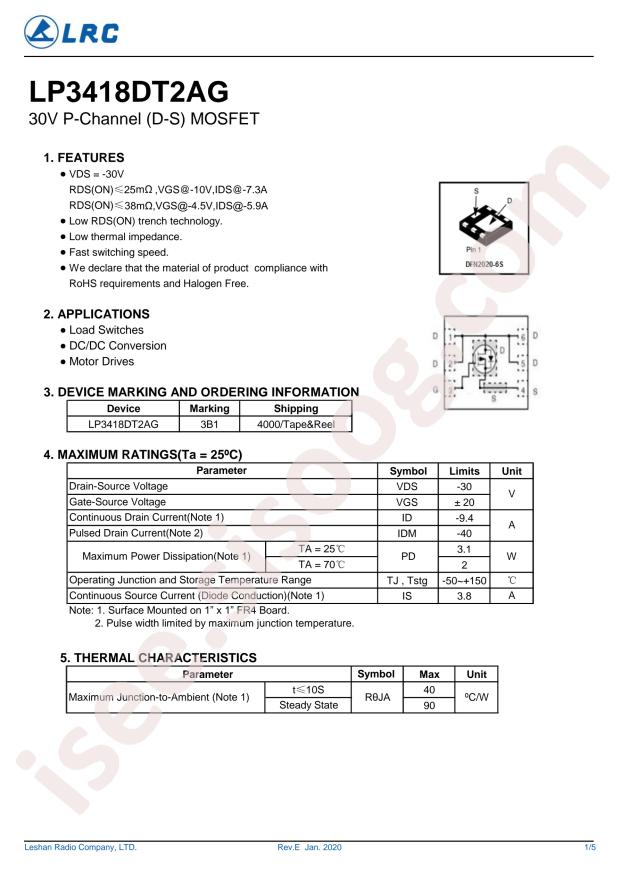 LP3418DT2AG