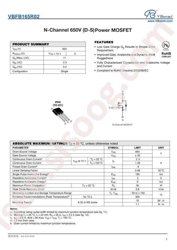 VBFB165R02
