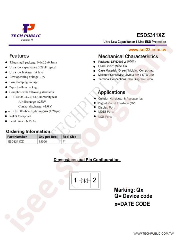 ESD5311XZ