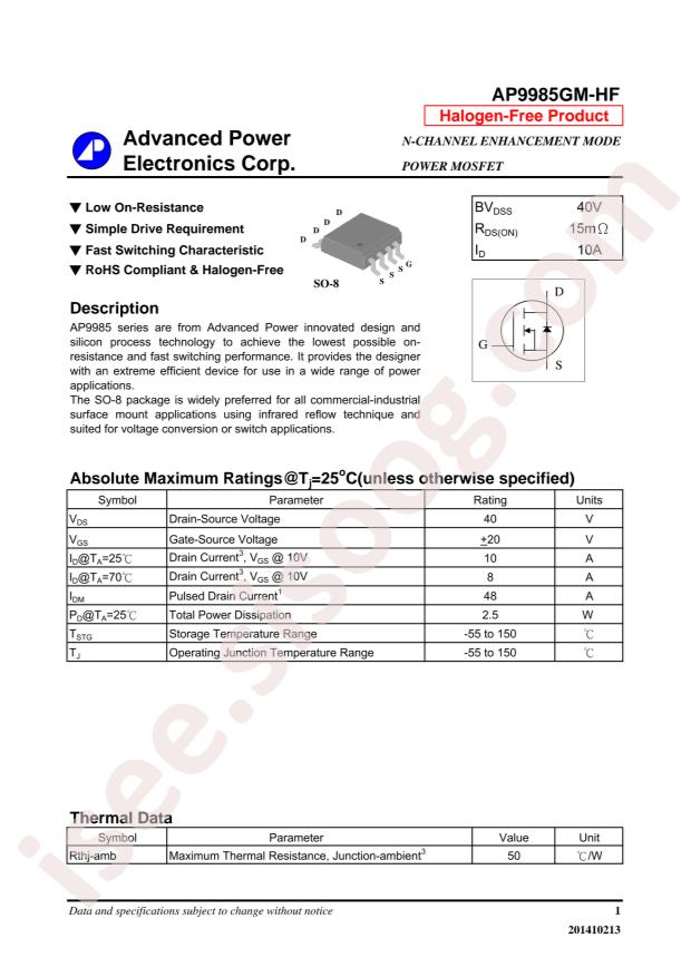AP9985GM-HF