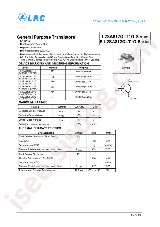 L2SA812RLT1G
