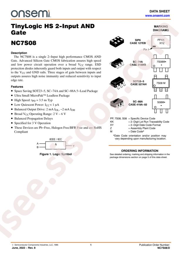 NC7S08L6X