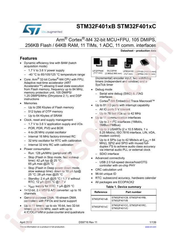 STM32F401CCF6TR