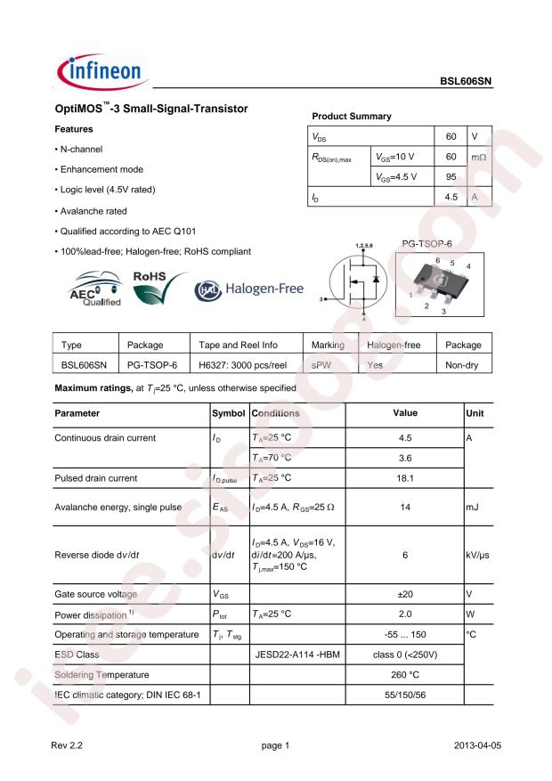 BSL606SN H6327