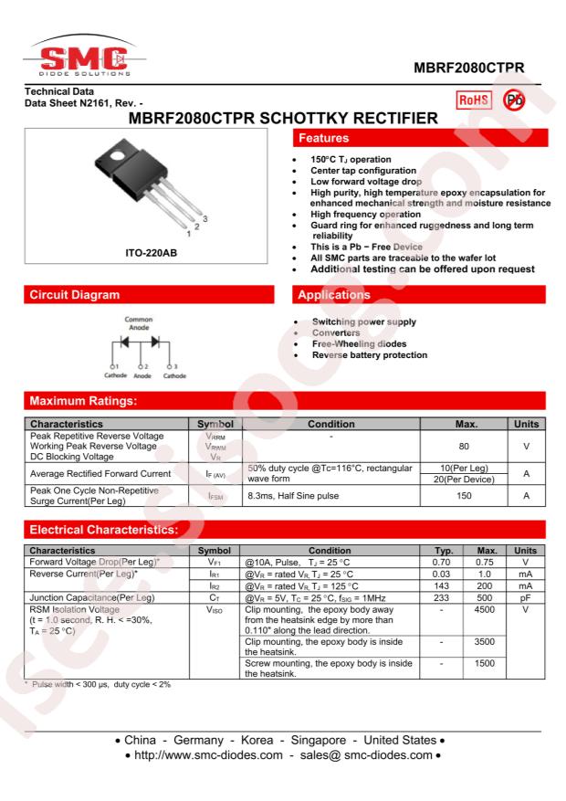 MBRF2080CTPR