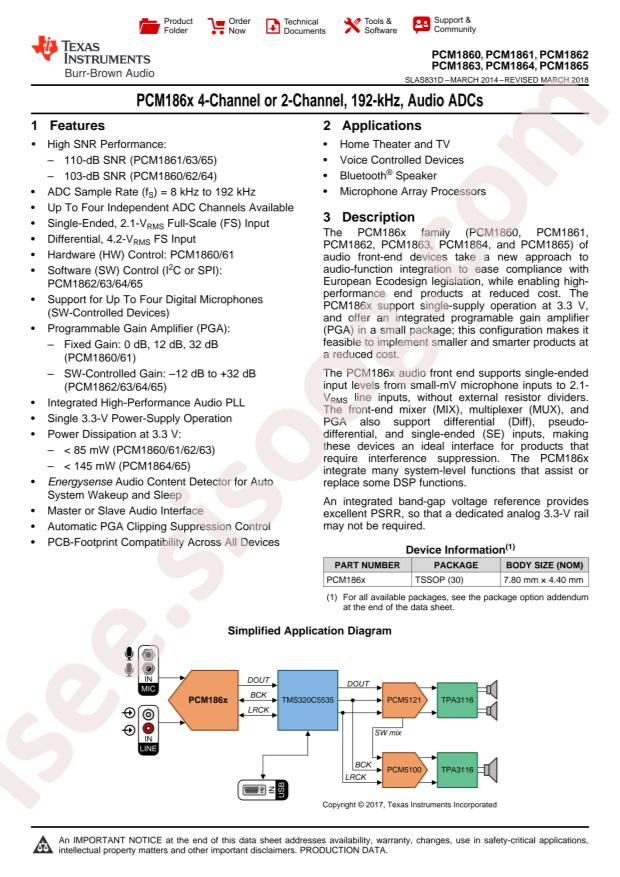 PCM1862DBTR