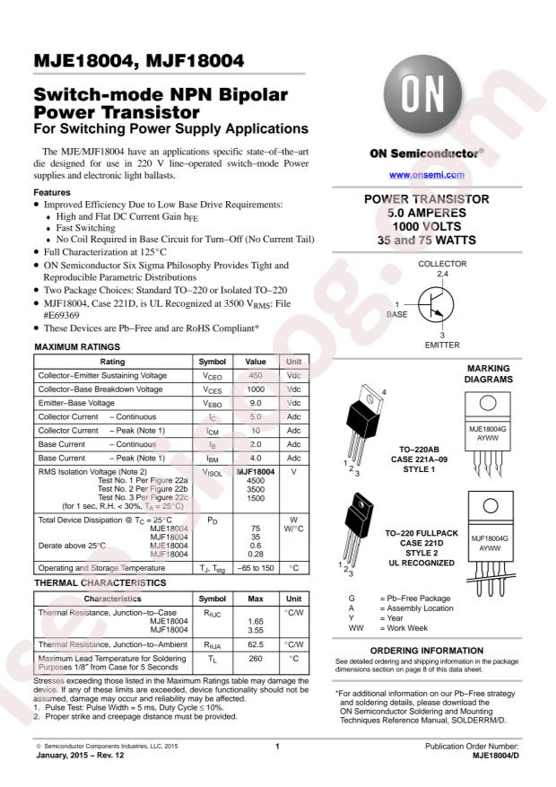 MJF18004G