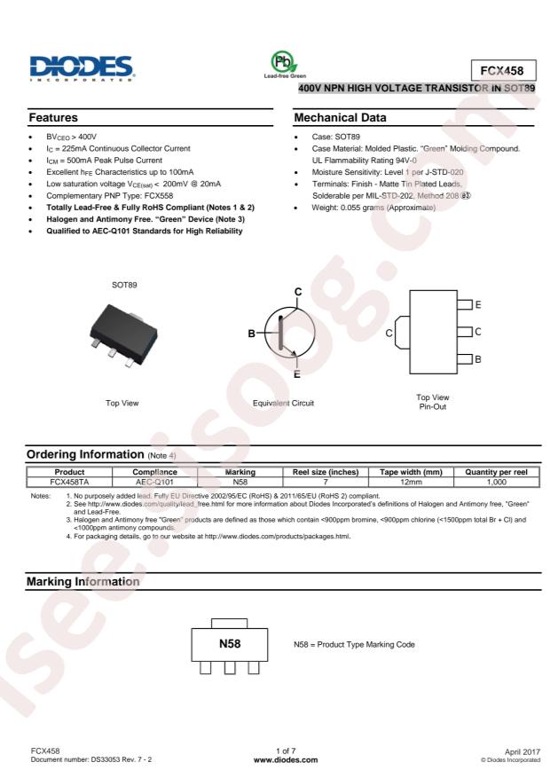 FCX458TA