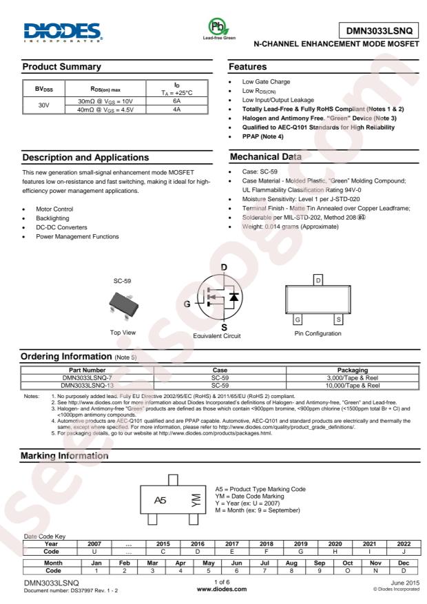 DMN3033LSNQ-7