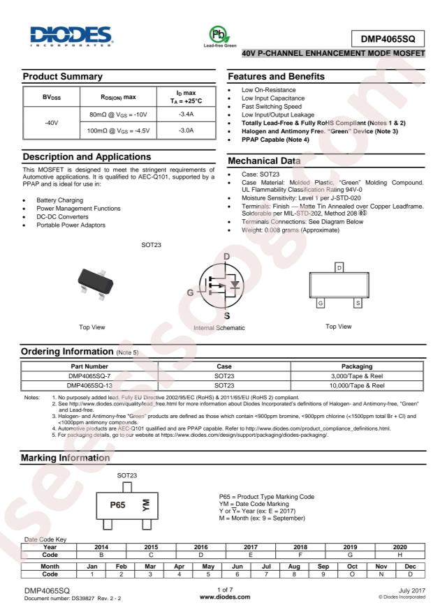 DMP4065SQ-7