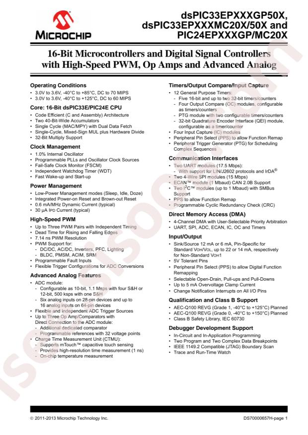 DSPIC33EP32MC504-E/PT