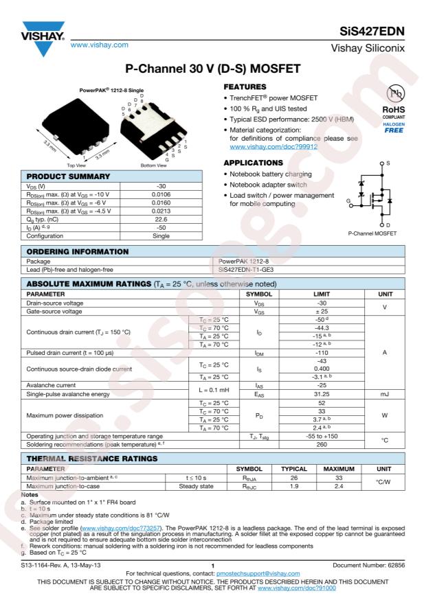 SIS427EDN-T1-GE3