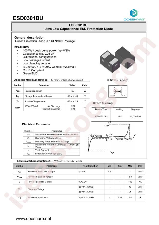 ESD0301BU