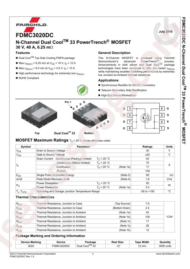 FDMC3020DC