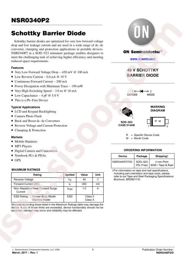 NSR0340P2T5G