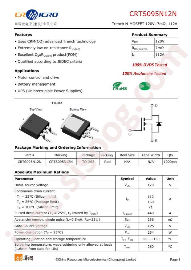 CRTS095N12N