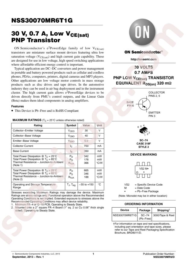 NSS30070MR6T1G