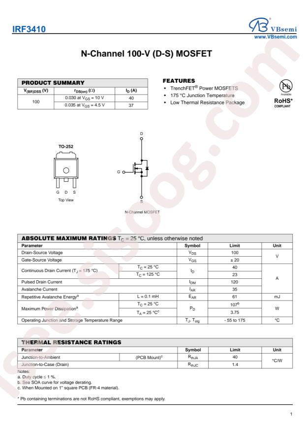 IRF3410-VB
