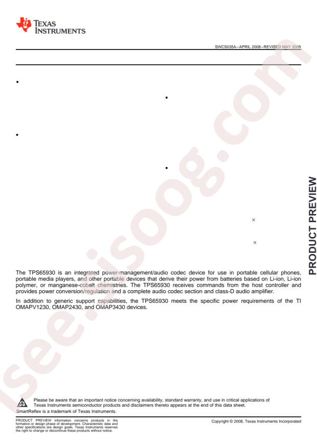 TPS65930A2ZCH