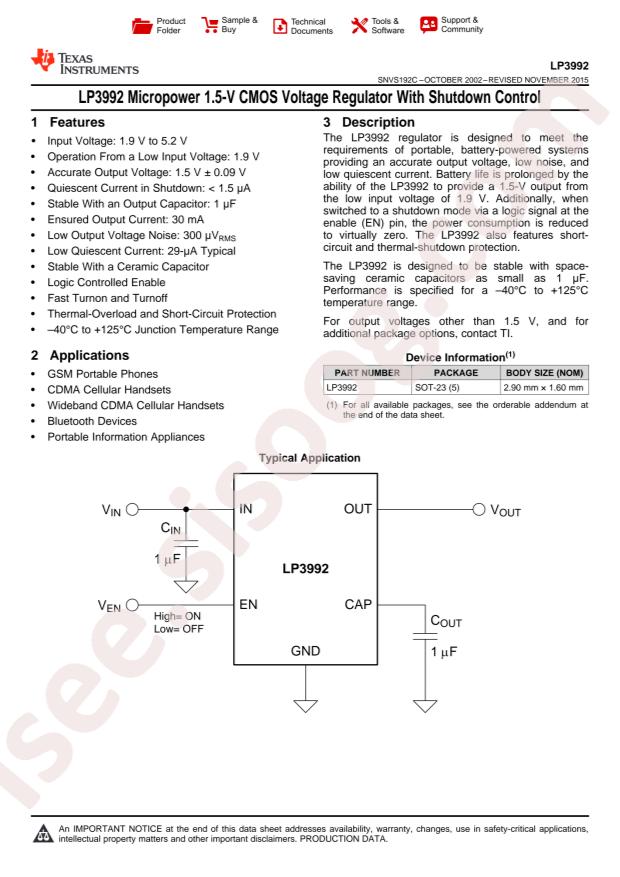 LP3992IMFX-1.5/NOPB