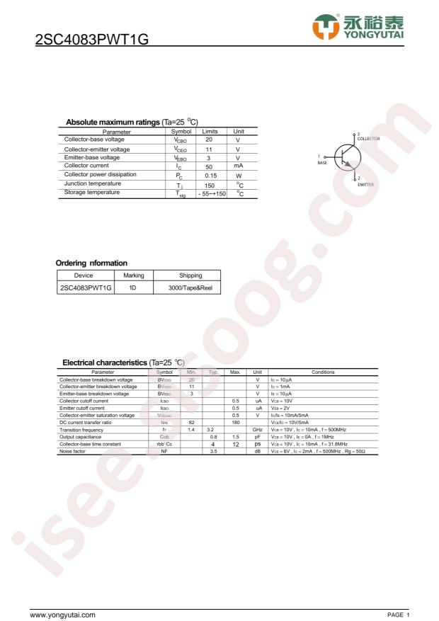 2SC4083PWT1G