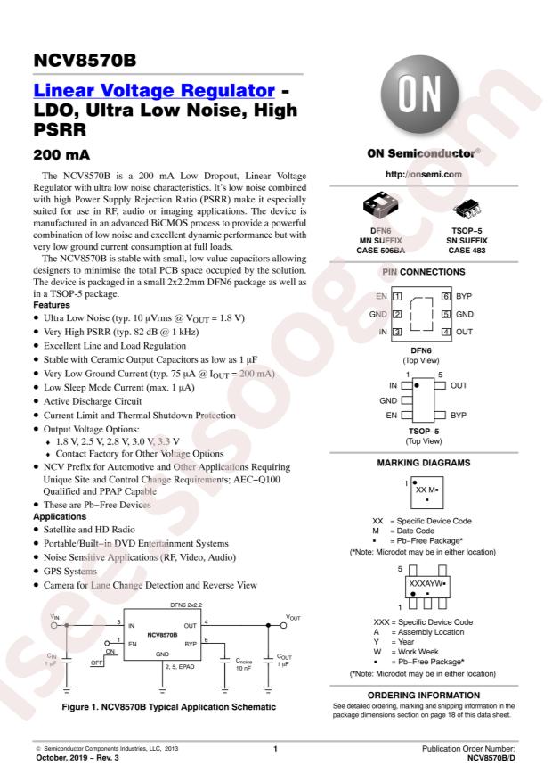 NCV8570BMN300R2G