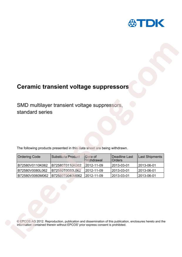 B72540V0400K062