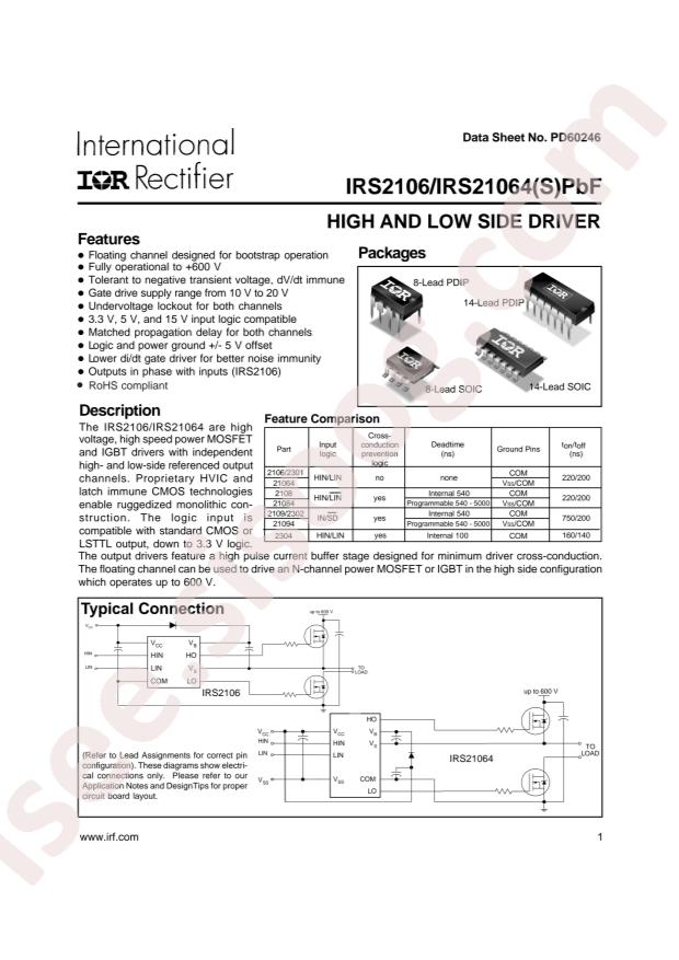 IRS2106SPBF
