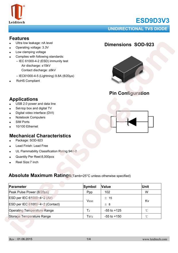 ESD9D3V3