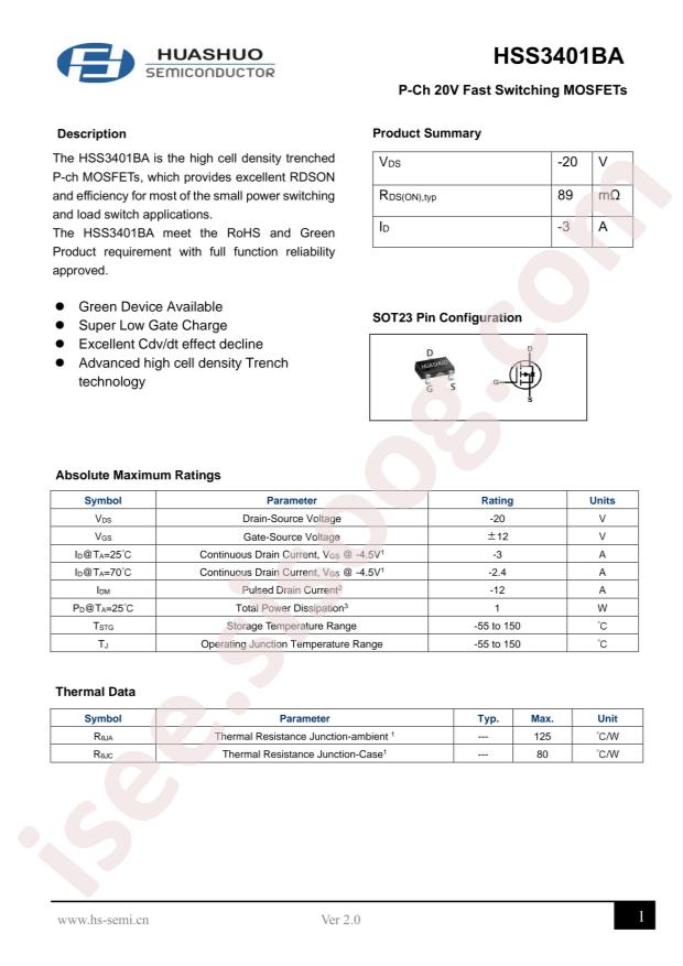 HSS3401BA